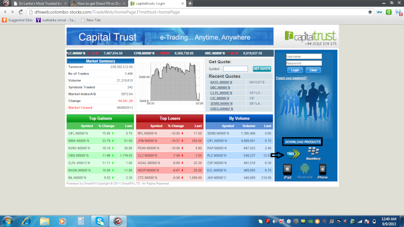 How to get Direct FN or Zinc account... Ct210