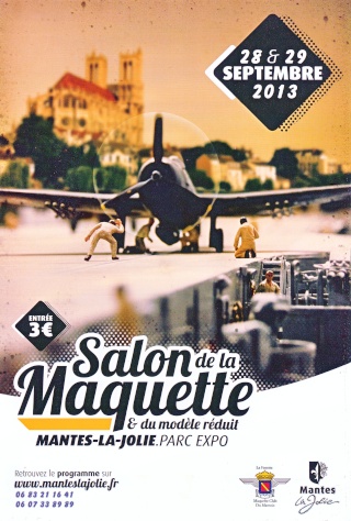 28 & 29 septembre : 4° salon de la maquette à Mantes la Jolie.  Affich10