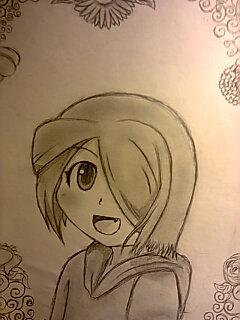 Quatrième dessin: Kazemaru enfant. Photo521