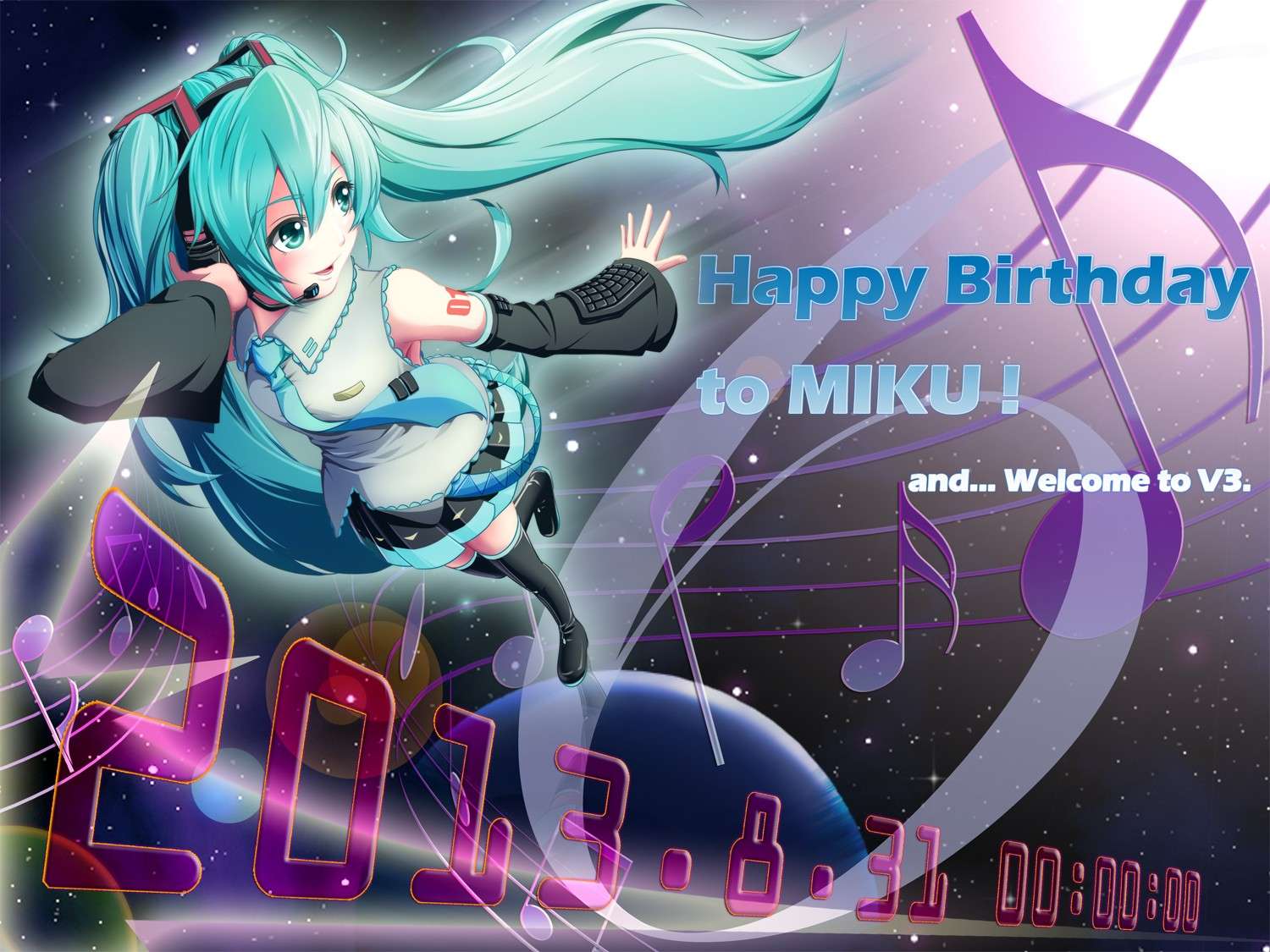 [Pic] Happy Birthday Hatsune Miku Konach18