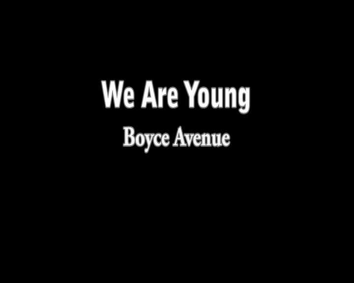 BOYCE AVENUE-WE ARE YOUNG(04)新K Boyce_13