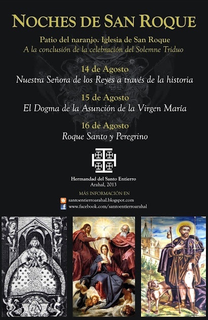 Actividades y Solemne Triduo en honor de San Roque - Arahal 2013 Noches10
