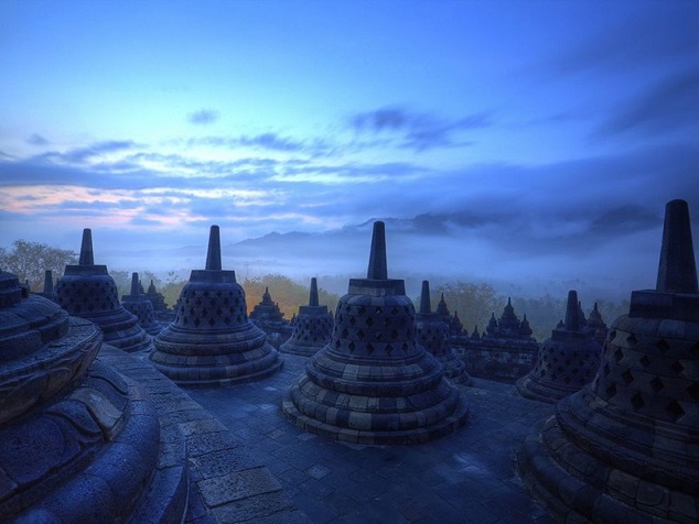 Temple de Borobudur - Indonésie - Asie du Sud Temple10
