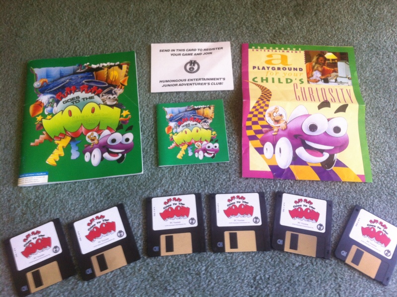 Putt-Putt Goes to the Moon original release Floppy! Img_1413