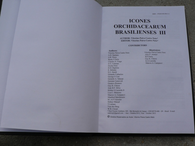 ICONES ORCHIDACEARUM BRASILIENSES III P1110812