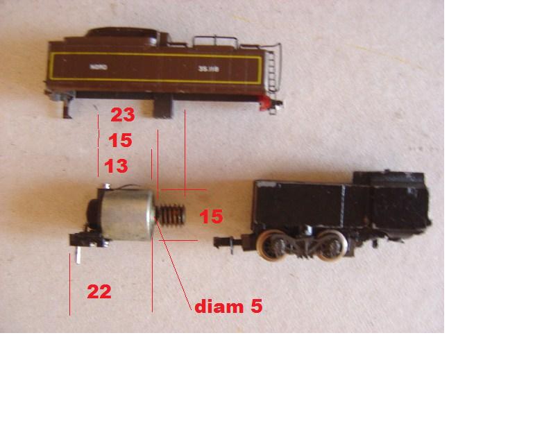 Changement de Moteur (pour re-motorisation) Tender10