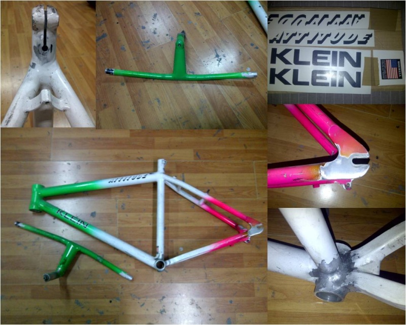 Restauration d' un Klein Attitude Dolomite (Team USA) Repair11
