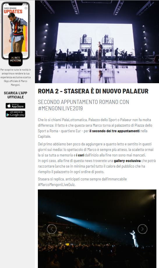 Roma - Palalottomatica 10 maggio 2019 Screen78