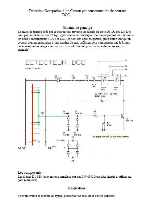 Détecteur d'occupation de canton (DCC) Doc110