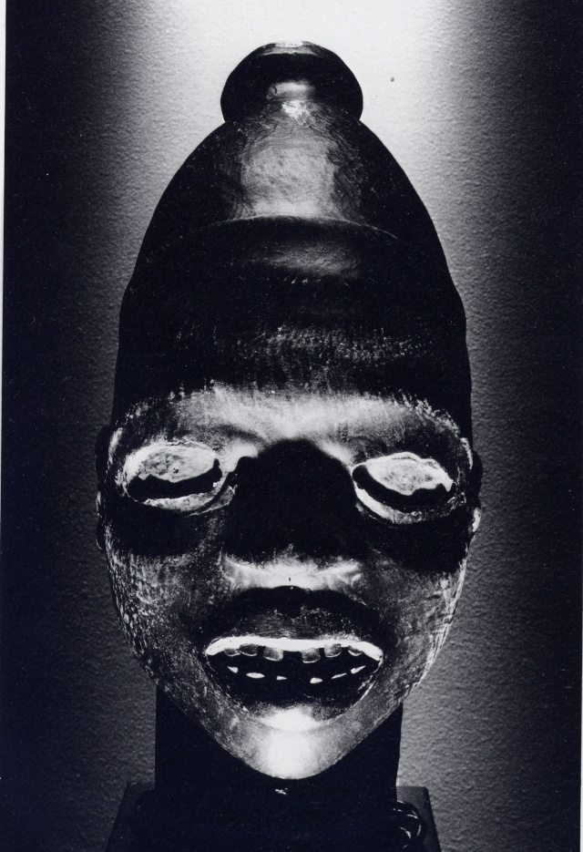 Ekoi/ Ejagham people, Ekpe society, Skin-covered wood mask headdress, Nigeria, Cross River Region Carrer10