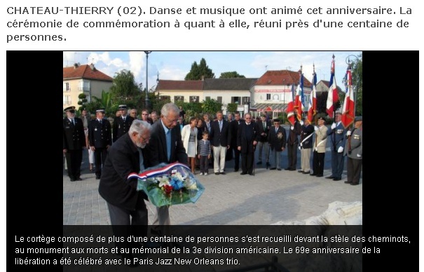 18.- 69ème anniversaire de la libération de Château Thierry : 31.08.2013 Lberat10