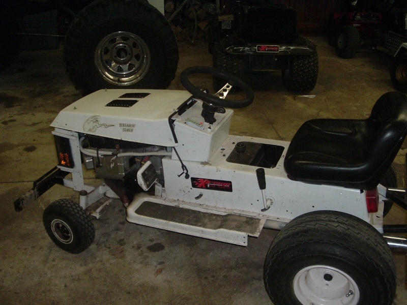 60MPH (minimum) lawn tractor. Kel110