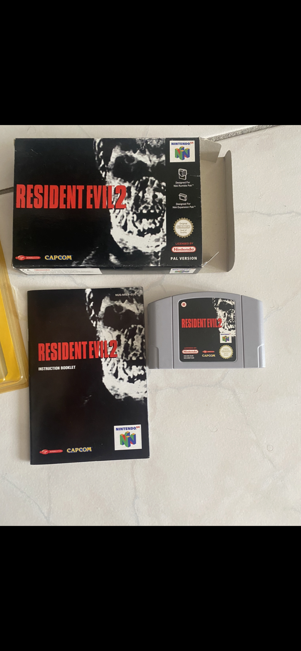 [VENTE] Resident Evil 64 complet + jeux gba neuf  Img_1311