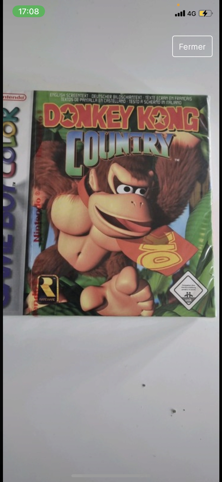 (Estim) Donkey Kong Country Blister Gameboy Color Img_2723
