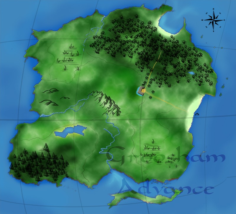 Carte de l'île Carte10