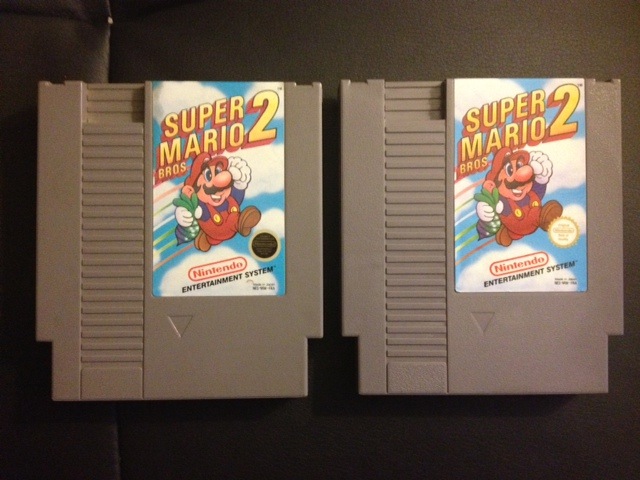 [QUESTION] Différence macaron Nintendo Jeux Nes Mario210