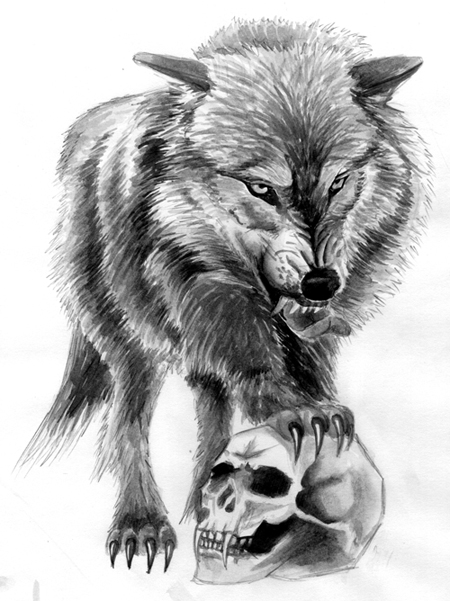 Bastis Zeichenstunde ^-^ - Seite 2 Wolf_t10
