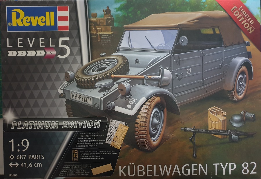 Revell Kübelwagen Typ 82 1:9 Platinum Edition 03500 20221010