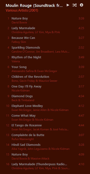 Various Artists - Moulin Rouge (Soundtrack from the Motion Picture) [iTunes Plus M4A] Trackl11