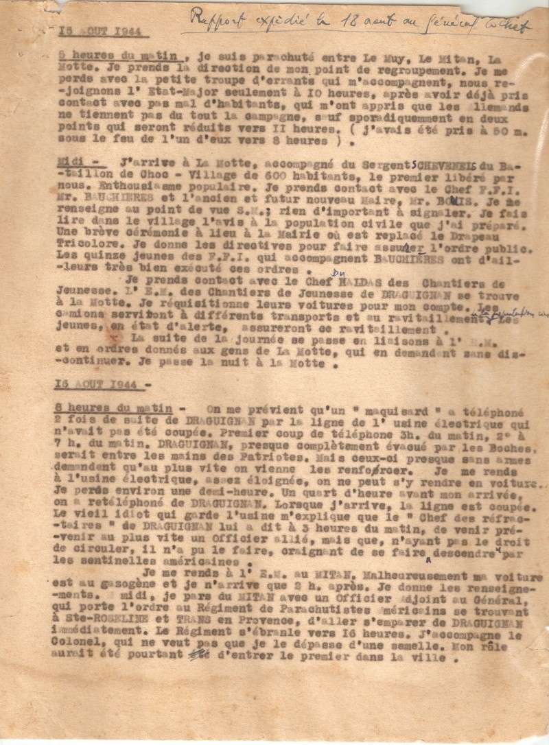 RAPPORT D'OPÉRATION DU PARACHUTAGE EN PROVENCE - Page 2 Numari19
