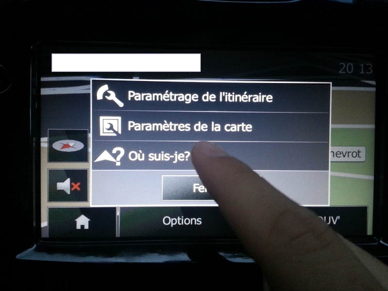 Comment vérifier si la voiture est équipée du GPS... Aller_14