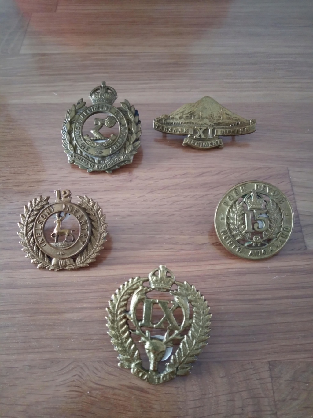 Caps bagde NZ WW1