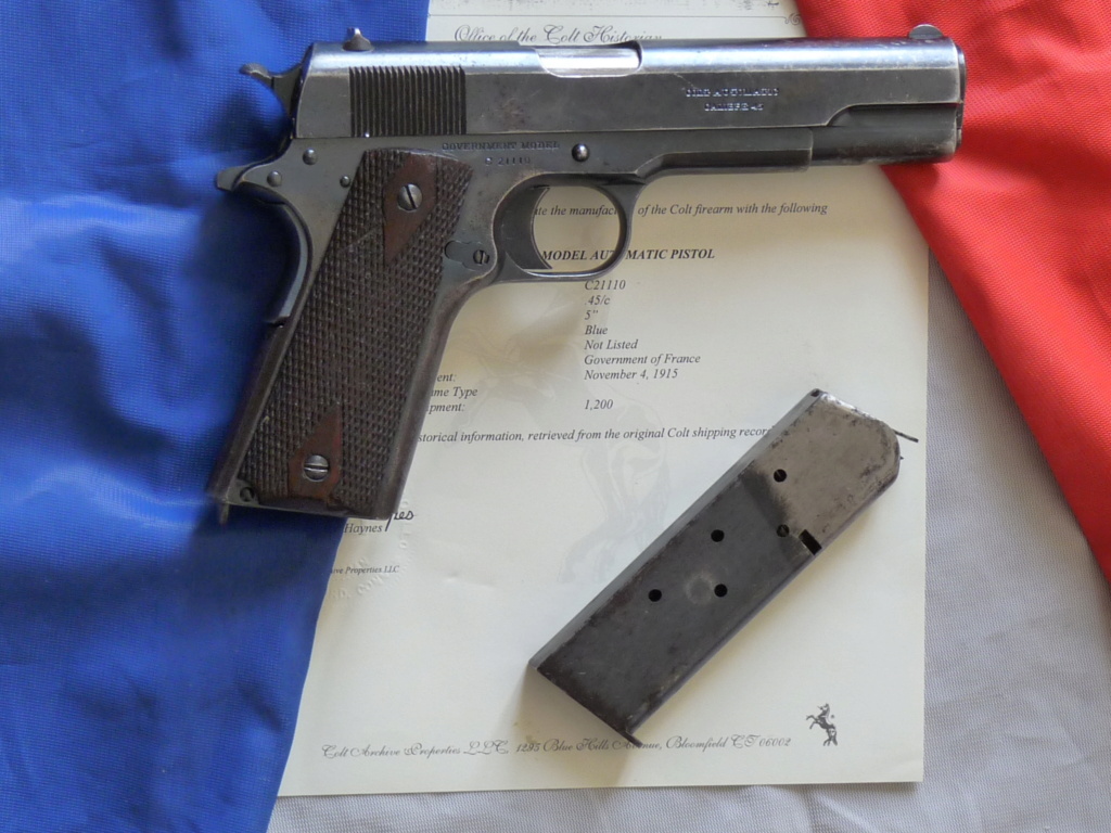 Colt 1911 contrat français P1080911