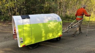 Du Yukon à Terre-Neuve à pied, avec une mini-roulotte Richar10