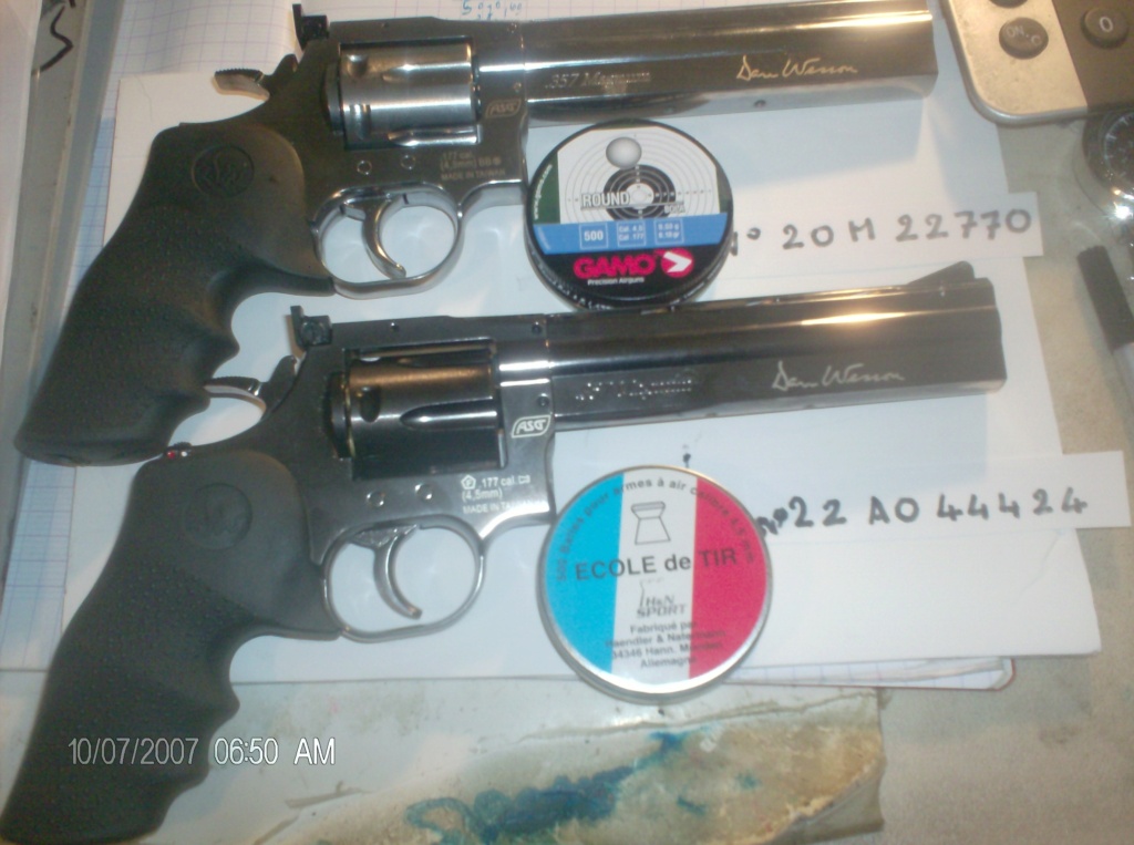 Les magnifiques répliques de revolvers Dan wesson de chez ASG . . . . Revolv30