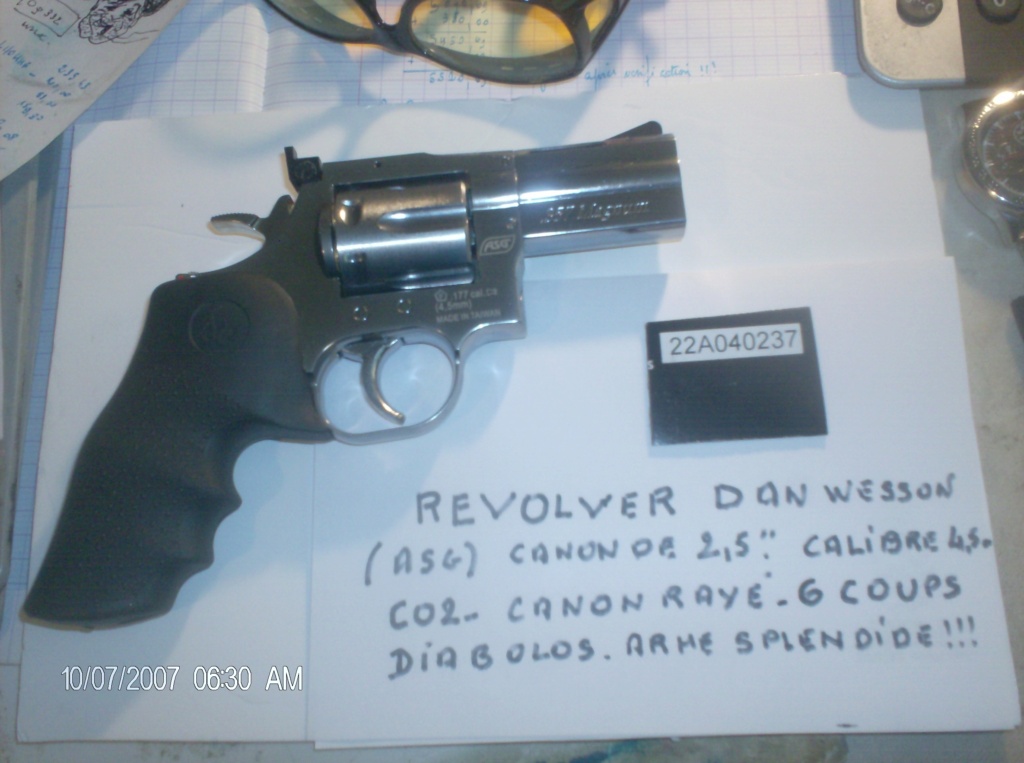 Les magnifiques répliques de revolvers Dan wesson de chez ASG . . . . Revolv31