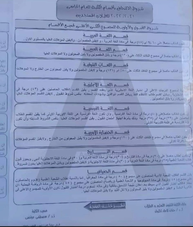 تنسيق كلية التربية جامعة عين شمس 2022 والمصروفات الدراسية وشروط القبول 1_110