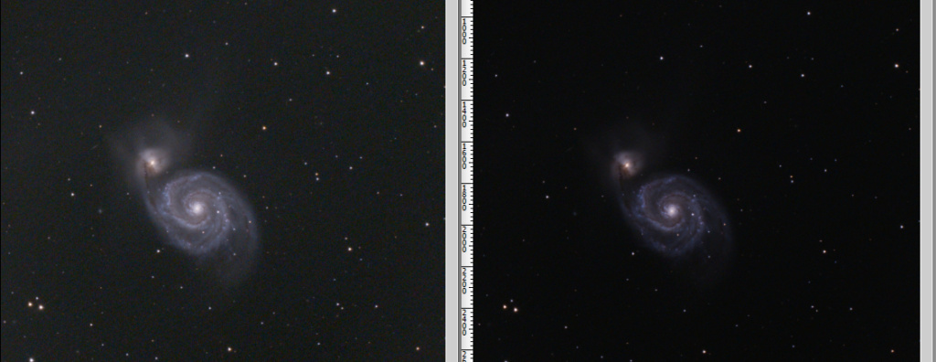 M51 - La galaxie du tourbillon Compar33