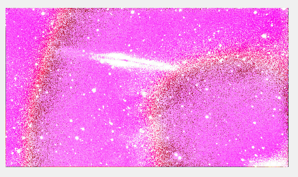 NGC891, traité juste avec DSS Ngc210