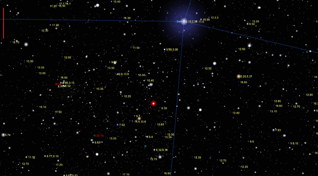 Région SAO 069826 Sadr gamma Cygne Sao11