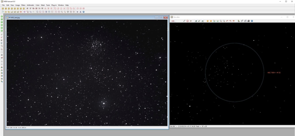 Astroart 6.0, catalogues et astrométrie... Starat10