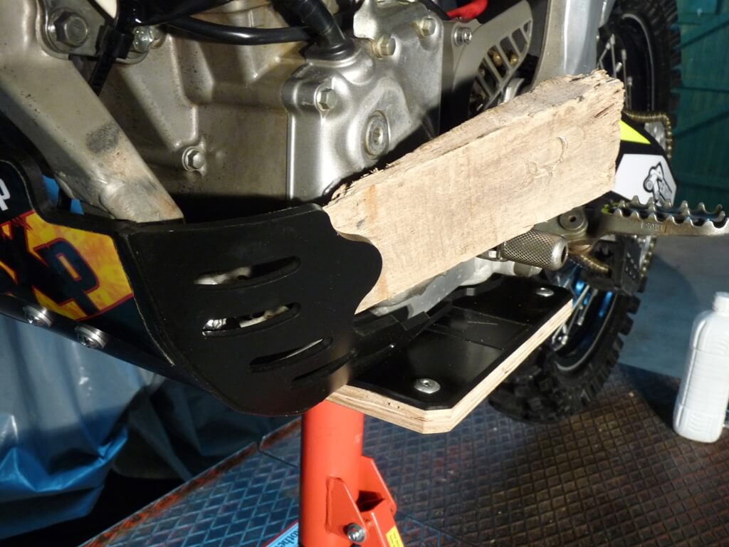 Montage d'un sabot moteur. Sabot053