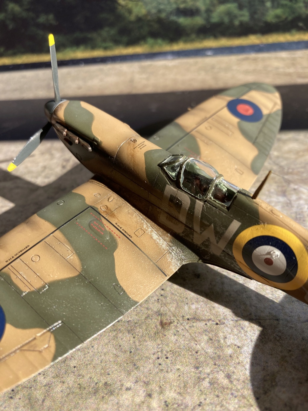 Spitfire MK1 DW-O tamiya 1/72 Img_6210