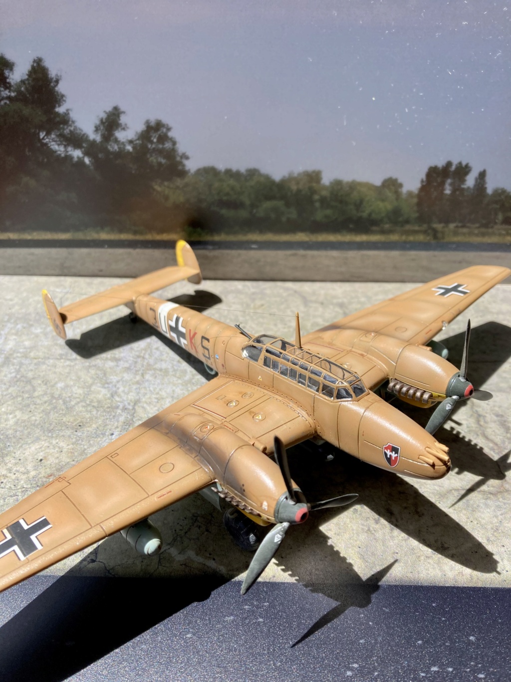 [VITRINE "Voler c'est mieux en double "] Messerschmitt Bf 110 E2 Trop airfix 1/72 Img_e329