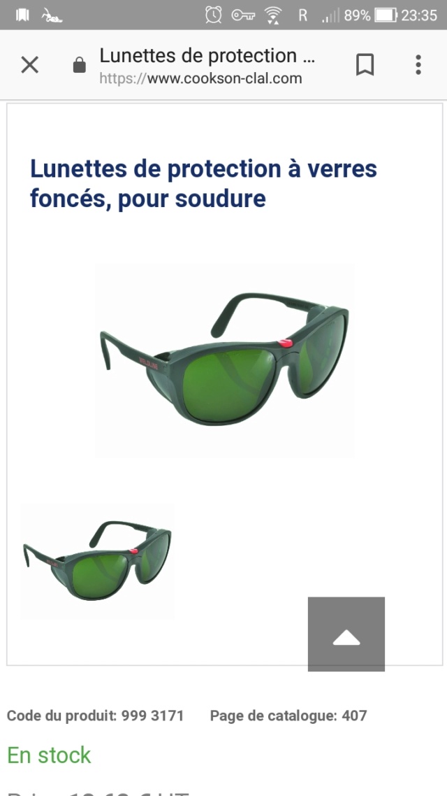 Lunettes de soudure Screen10