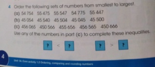 Ordering of numbers Img_2073