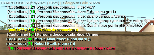 [Reporte] Martin Albaricoce - Me cacheó sin rol. Mta-sc11