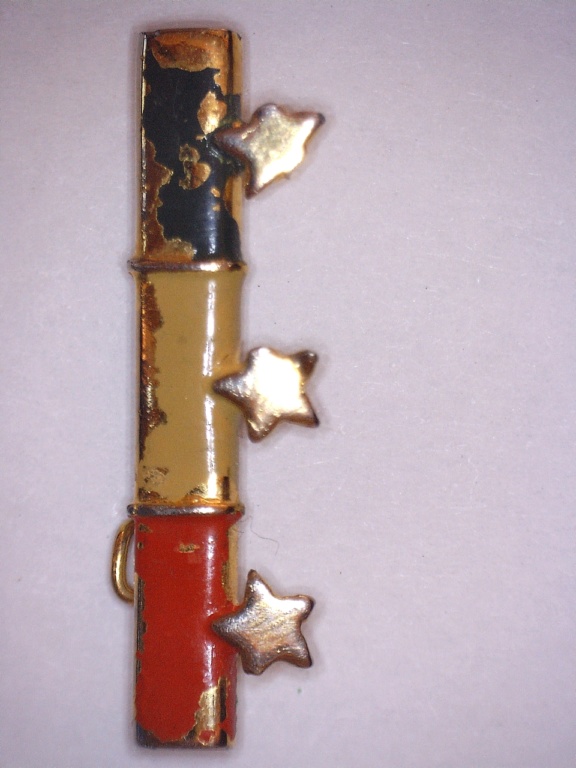 À identifier petite insigne drapeau bleu blanc rouge avec trois étoiles 20626119