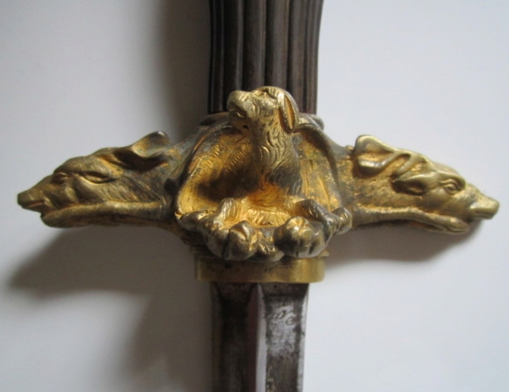 A identifier DAGUE DE VÉNERIE COUTEAU DE CHASSE "COULAUX KLINGENTHAL" 911_0011