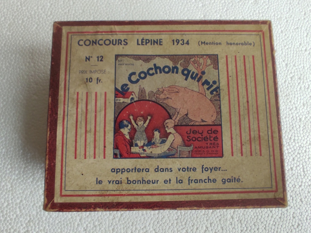 Toute première édition jeu le cochon qui rit  Img_2361