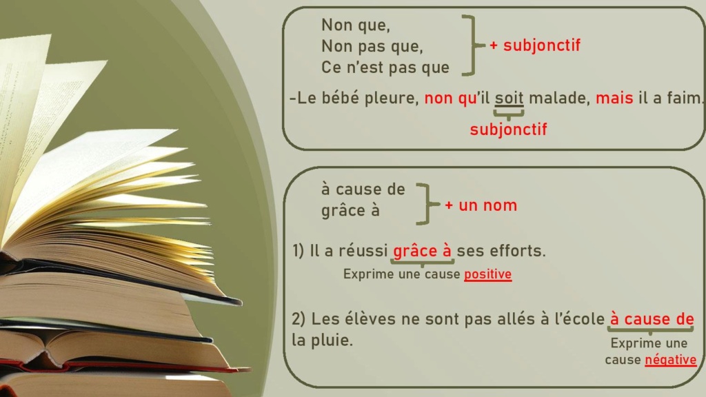 FR:Langue et communication L’expression de la cause (page 152) Cause-13