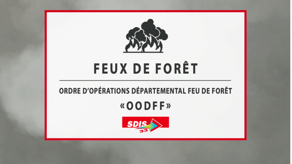 FEUX DE FORÊT ORDRE D’OPÉRATIONS DÉPARTEMENTAL FEU DE FORÊT «OODFF»  SDIS 33 Captur31