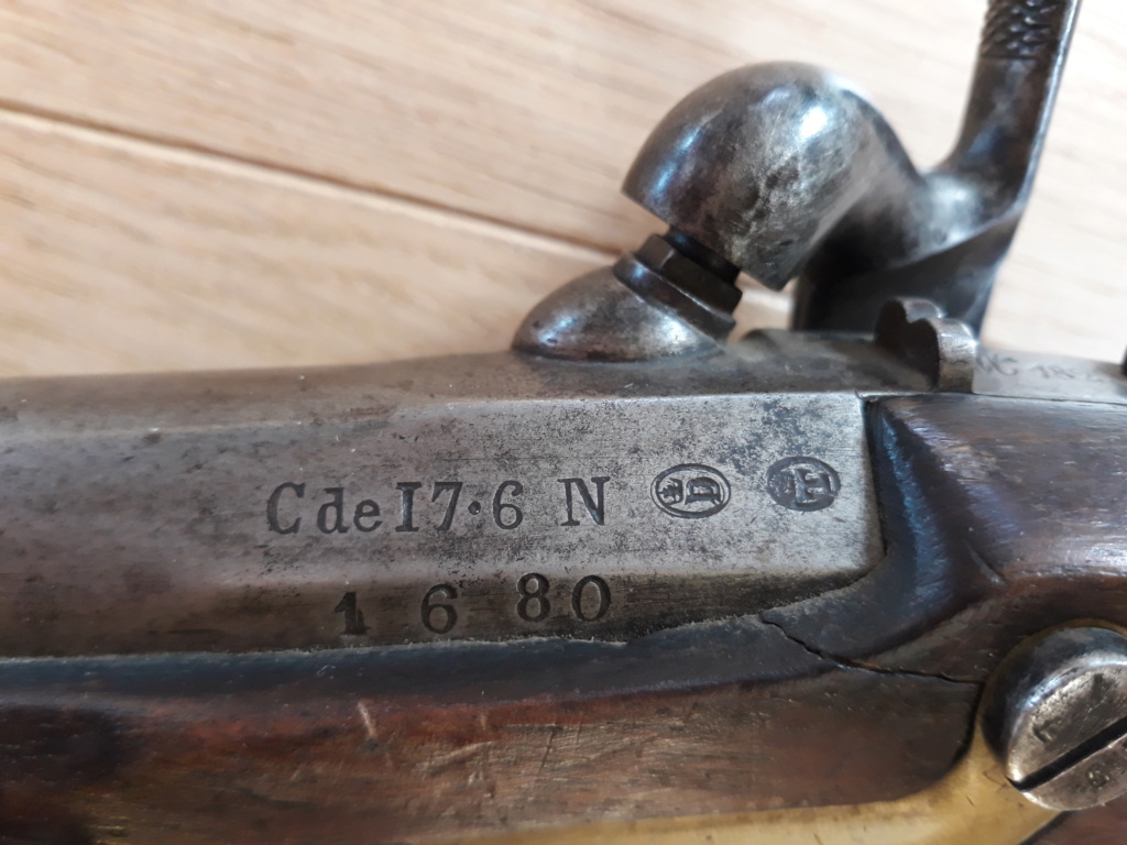 Pistolet à percussion modèle 1822 T 20220214