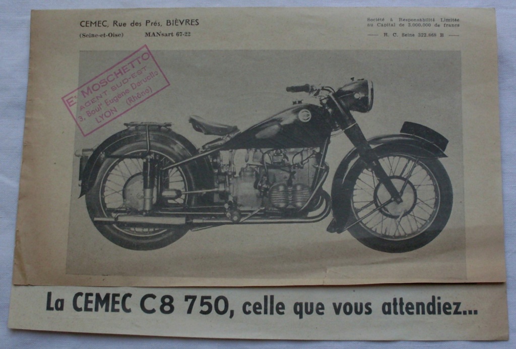 publicité CEMEC C8 1953 Doc_c810