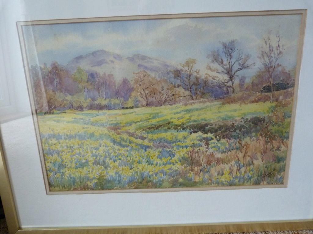 1923 watercolour by W Sedgwick. Any info please. P1140812