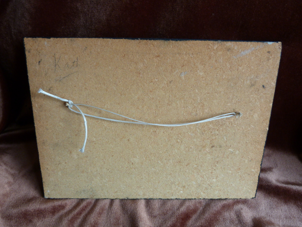 Unmarked Studio Wall Art/Plaque. ID Please. P1150413